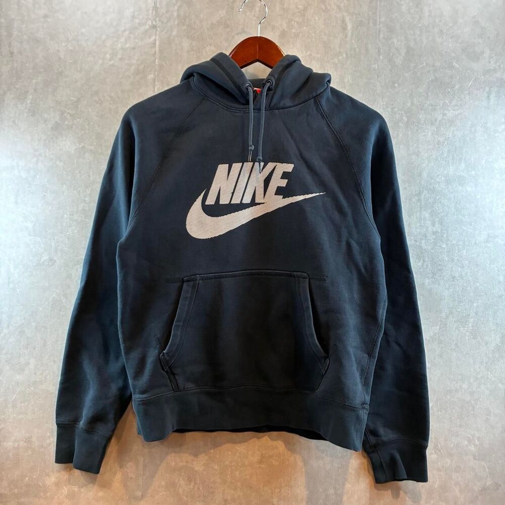 Nike Men's Black and Grey Hoodie